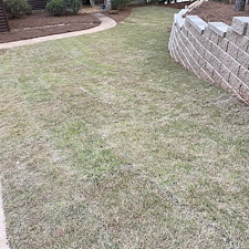 Landscaping-sod-installation-retaining-wall-installation-on-Lake-Wedowee 4