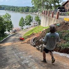 Retaining-wall-installation-in-Wedowee-Alabama 1